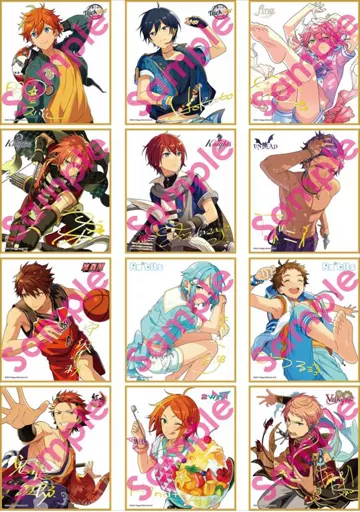 紙製品(キャラクター)　全12種セット 「あんさんぶるスターズ! ビジュアル色紙コレクション8」
