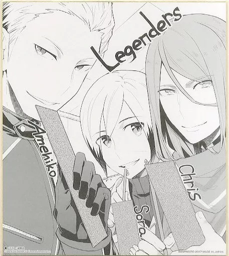 Legenders オリジナル色紙 「一番くじ アイドルマスターSideM ～memorial～」 A賞