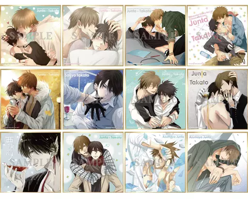 全12種セット 「抱かれたい男1位に脅されています。 トレーディングミニ色紙」