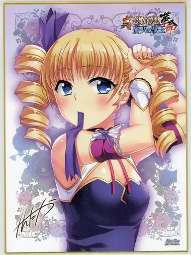 駿河屋 -【アダルト】<中古>華琳(曹操) 描き下ろし複製色紙 「PCソフト