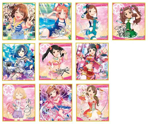 全10種セット 「アイドルマスター シンデレラガールズ ミニ色紙コレクション CUTE」