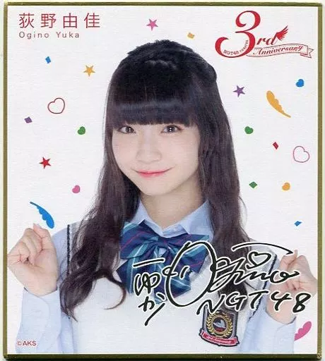 NGT48 くじ THEATER 3rd Anniversary ラスト賞 応援幕 (ポーチ付き) ローソン×NGT48くじ THEATER 3rd Anniversary BIGクッションNⅢ賞 送料無料