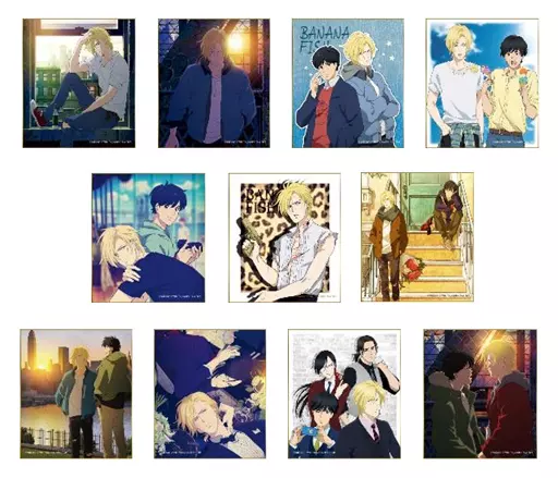 BANANA FISH スタンド付きミニ色紙セット 全11種類 BANANA FISH スタンド付きミニ色紙コレクション 11個入りBOX