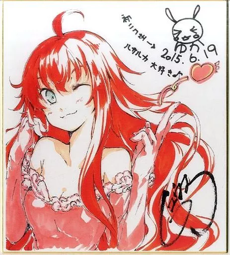 [単品] ルサルカ・シュヴェーゲリン(等身) アニメ化プロジェクト記念複製色紙 「Dies irae 世界流出プロジェクト」 クラウドファンディング投資特典