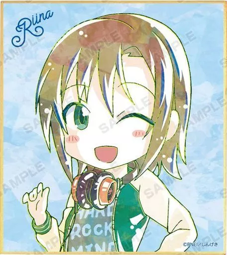 多田李衣菜 「アイドルマスター シンデレラガールズ劇場 トレーディング Ani-Art ミニ色紙 ver.C」