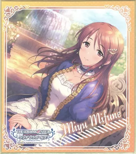 [単品] 三船美優 オリジナルミニ色紙 「アイドルマスター シンデレラガールズ×ローソン LOOK ストロベリー＆アーモンド」 同梱品
