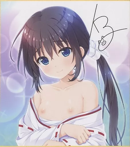 女未こはく K子先生複製サイン色紙 「お兄ちゃん、朝までずっとギュッてして!夜までもっとエッチして!」 抱き枕カバー初回購入特典