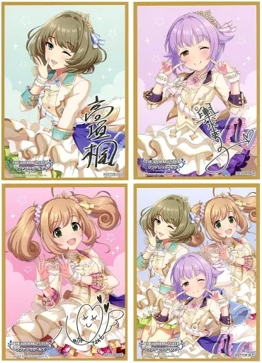 全4種セット オリジナルミニ色紙 「アイドルマスター シンデレラガールズ×ローソン」 対象商品購入特典
