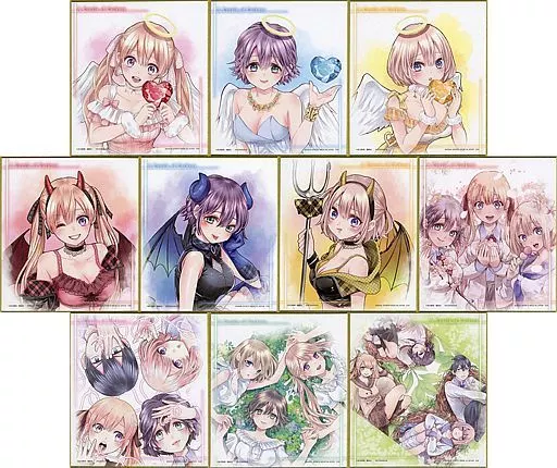 全10種セット ミニ色紙 色コレ 「一番くじ カッコウの許嫁 #天使と悪魔が大交錯!」 G賞