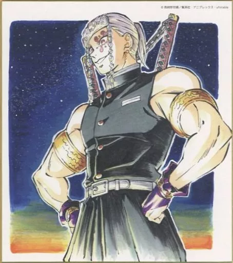 紙製品 宇髄天元(左向き) 「鬼滅の刃 全集中展 -無限列車編・遊郭編