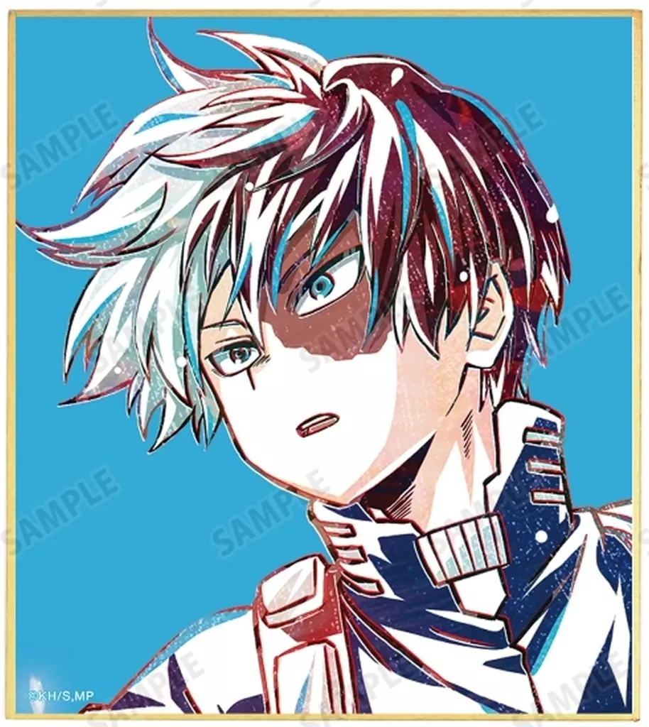 A.轟焦凍 「僕のヒーローアカデミア トレーディング Ani-Art 第6弾 ミニ色紙 ver.D」