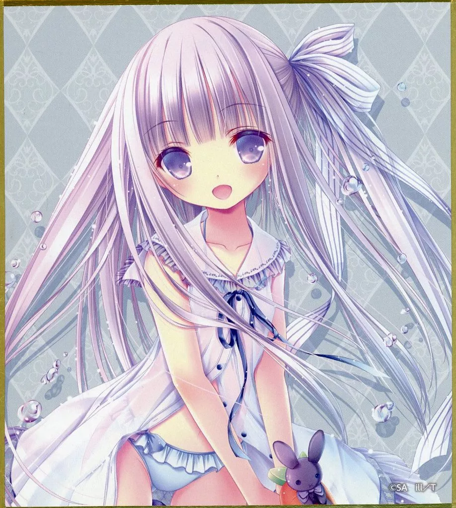 五島潤2(天使の3P!) ミニ色紙 「くじ引き堂 ロウきゅーぶ!×天使の3P!×ぽけっと・えーす!オンラインくじ」 D-10賞