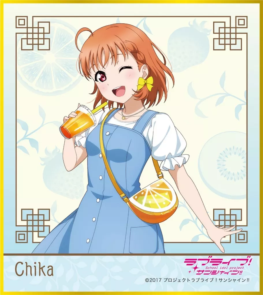 高海千歌 「ラブライブ!School idol project ミニ色紙コレクション アジアツアーフェアver.」