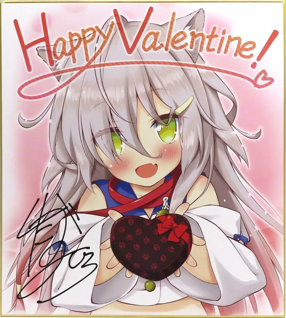 さくら、もゆ。クロ　FAVORITE happy valentine　色紙 駿河屋 -<中古>クロ(FAVORITE happy valentine) オリジナル色紙