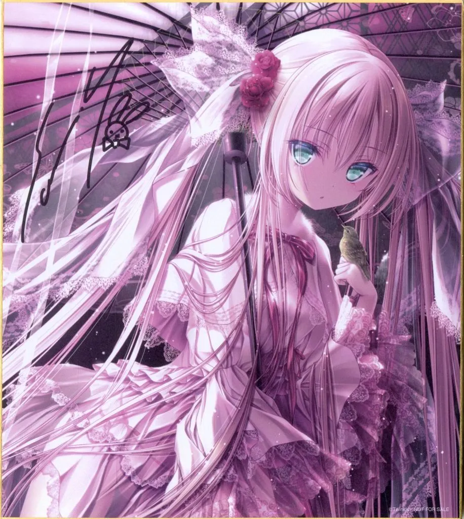 てぃんくるイラスト 複製サイン色紙 「神絵祭-翔-」 お買い物特典