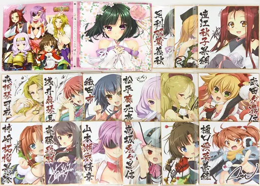 紙製品(キャラクター)　特製色紙バインダーセットvol.3 「戦国†恋姫～乙女絢爛☆戦国絵巻～」 C89グッズ