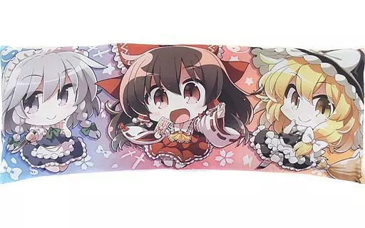 クッション・抱き枕・本体(キャラクター)　B.霊夢＆魔理沙＆咲夜 描き下ろしロングクッション 「東方Project」