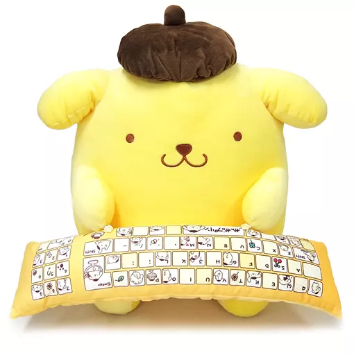 クッション・抱き枕・本体(キャラクター)　ポムポムプリン PCクッション 「ポムポムプリン」