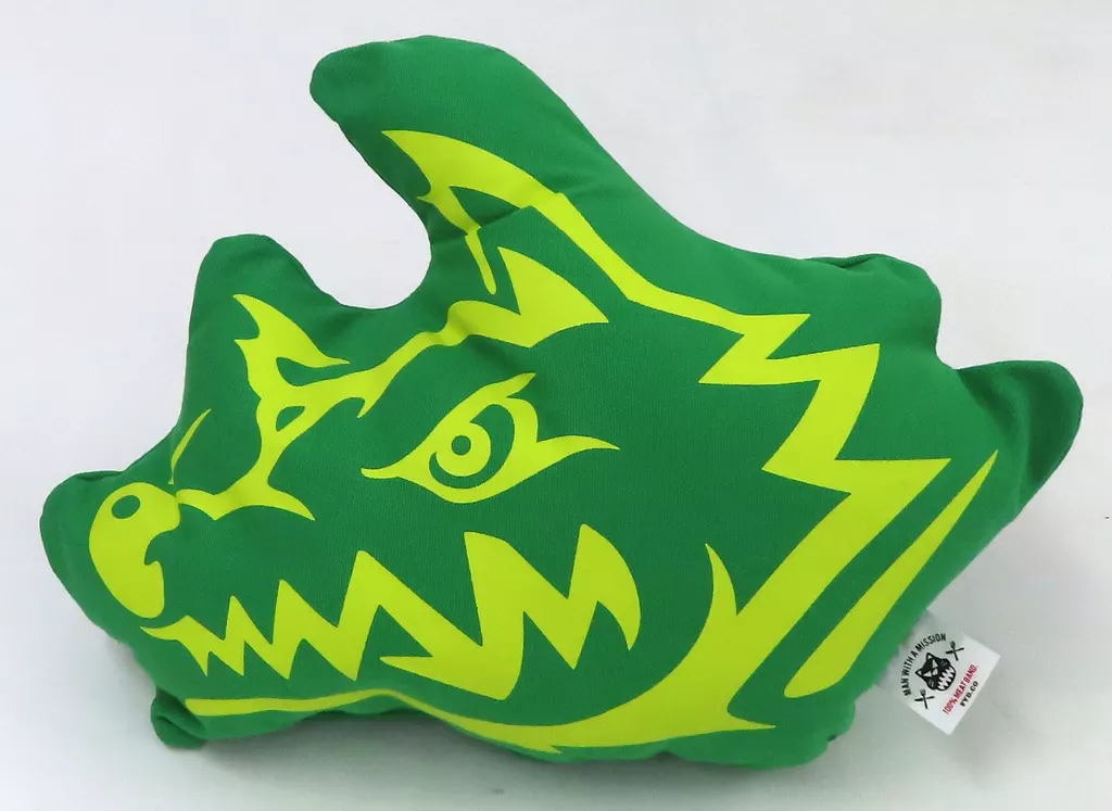 HAPPY JUMBO WOLF　DJサンタモニカ マンウィズ クッションセットDJサンタモニカ抱きまくら Amazon.co.jp