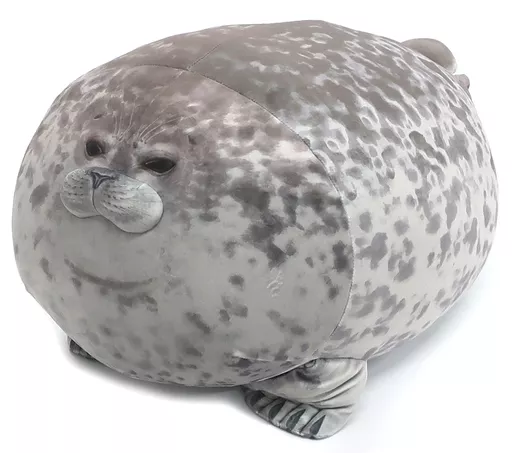 クッション・抱き枕・本体　おまんじゅうアザラシユキちゃん もっちりビッグクッション 「海遊館×YOU+MORE!」