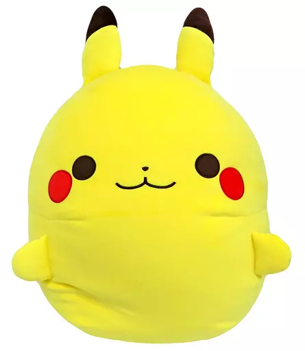 クッション・抱き枕・本体　むぎゅっとピカチュウ おっきいぬいぐるみビーズクッション 「ポケットモンスター」 ポケモンセンター限定