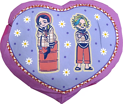 東京リベンジャーズ　灰谷蘭　灰谷竜胆　DMMスクラッチ れとぽぷ 駿河屋 -<中古>灰谷蘭＆灰谷竜胆 ダイカットクッション 「DMM