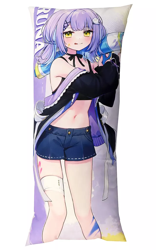 ✳ぶいすぽっ！ロングクッション 抱き枕 gigo限定 紫宮るな✳ ✳ぶいすぽっ！ロングクッション 抱き枕 gigo限定 紫宮るな✳の通販 by