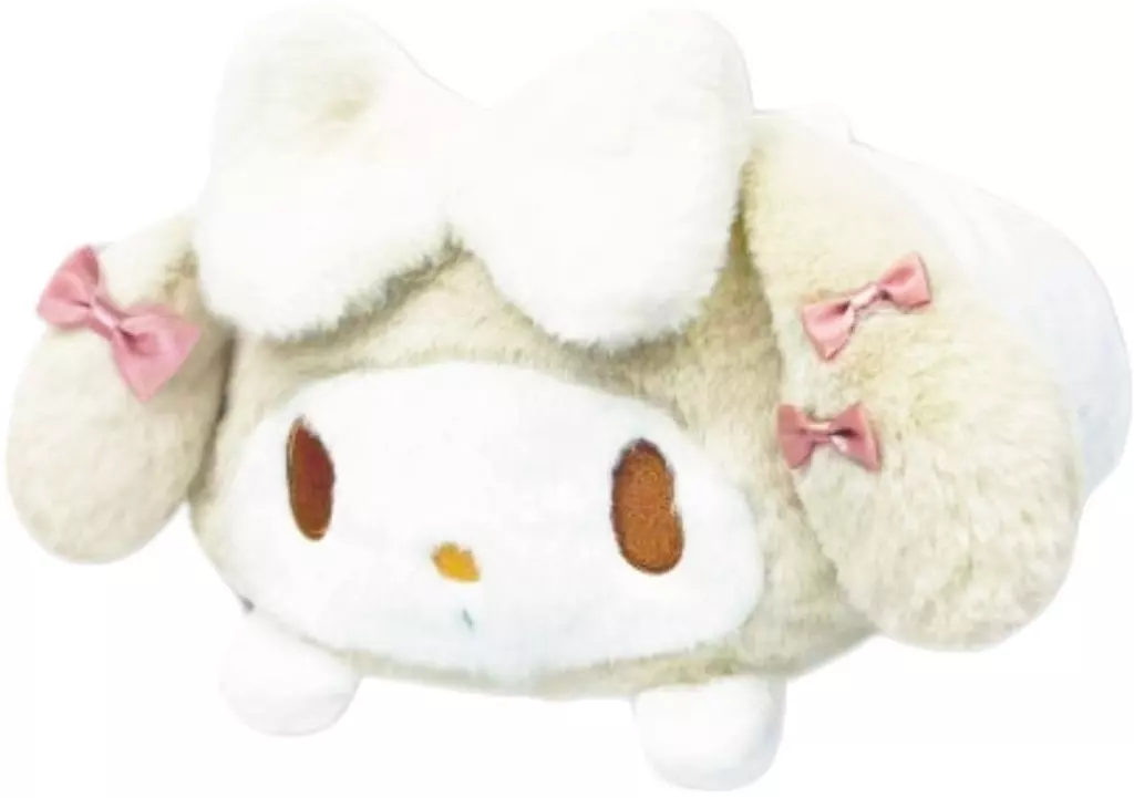 クッション・本体 マイメロディ 寝そべりクッション ホワイト