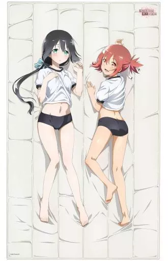 結城友奈＆東郷美森(体操着) 描き下ろしツイルマルチクロス 「結城友奈は勇者である」