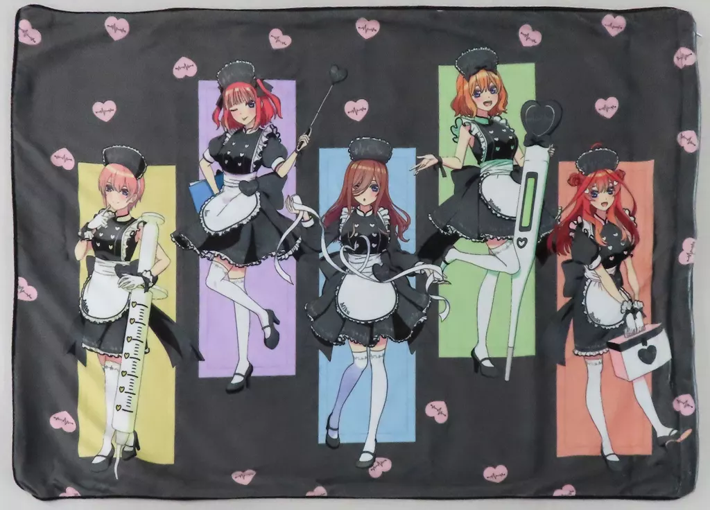 集合(ブラック) 枕カバー 「映画 五等分の花嫁×しまむら」