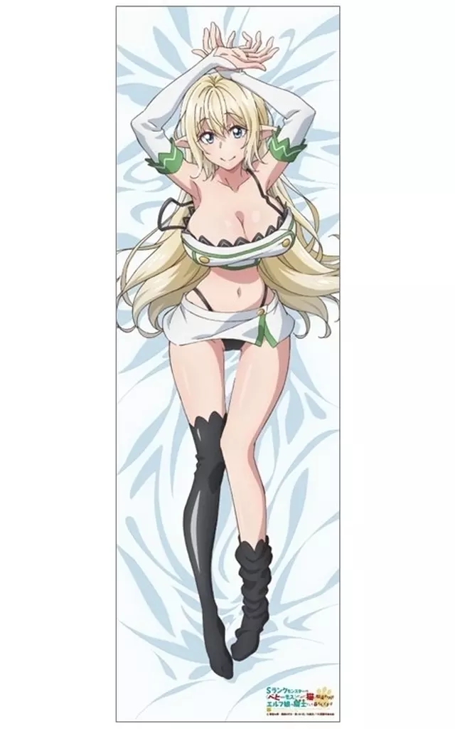 抱き枕カバー・シーツ・ブランケット　アリア にゃんにゃん 抱き枕カバー 「Sランクモンスターの<<ベヒーモス>>だけど、猫と間違われてエルフ娘の騎士(ペット)として暮らしてます」
