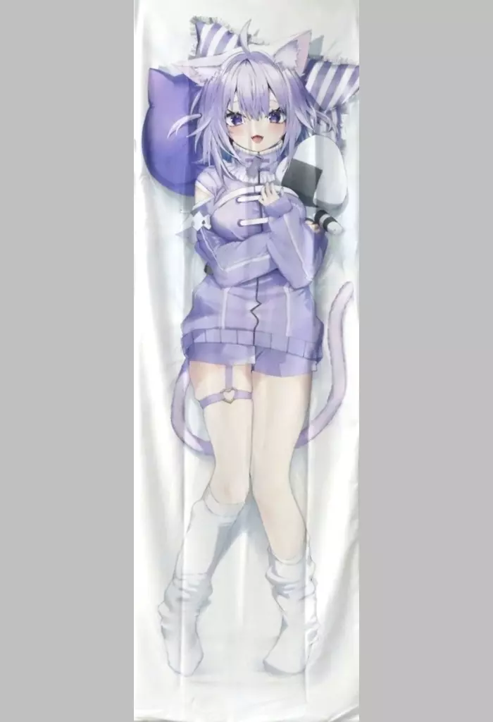 猫又おかゆ はじめてのメン限衣装グッズ 秘密のメン限むぎゅっと 抱き枕カバー 未開封】ホロライブ はじめてのメン限衣装グッズ! 秘密のメン限