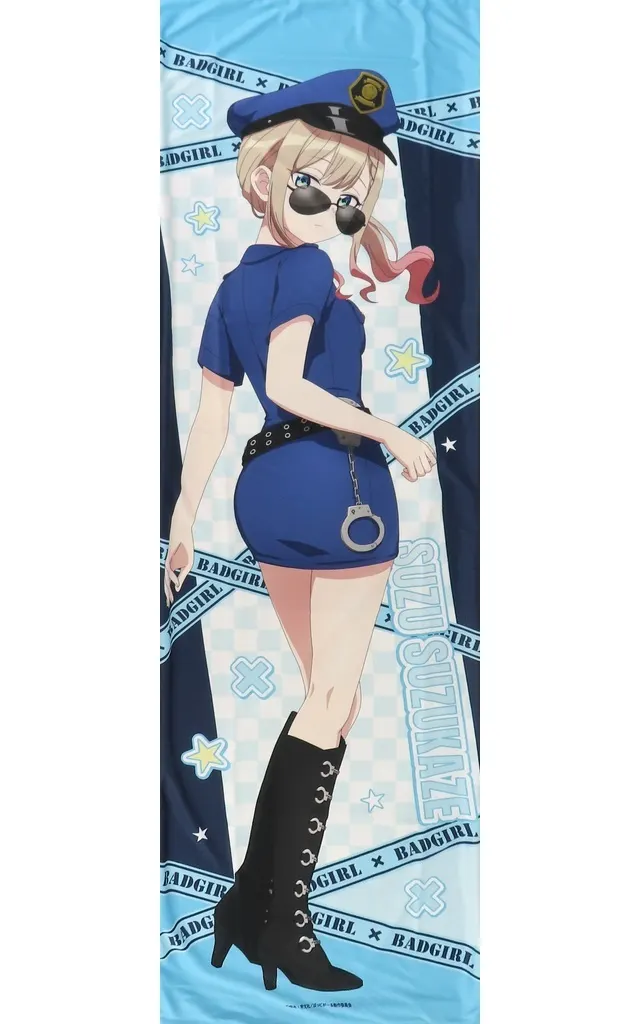 涼風涼＆瑠璃葉るら 抱き枕カバー 「DMMスクラッチ! TVアニメ ばっどがーる スクラッチ」 A-2賞
