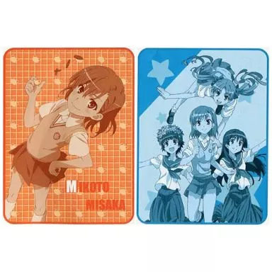とある科学の超電磁砲S 2014 コミケ87 ポーチ付きブランケット 電撃コミック『とある魔術の禁書目録外伝 とある科学の超電磁砲⑳』 名