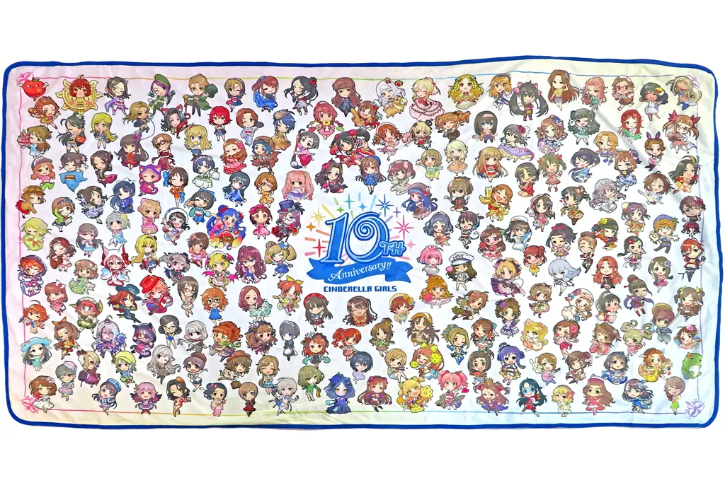 集合 特大オリジナルブランケット 「アイドルマスター シンデレラガールズ」 10周年記念プレゼントキャンペーン B賞当選品