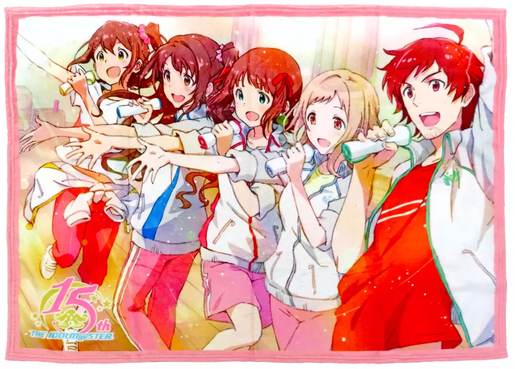 アイドルマスターシリーズ 第1弾15周年記念キービジュアル ブランケット 「アイドルマスター」 中国限定