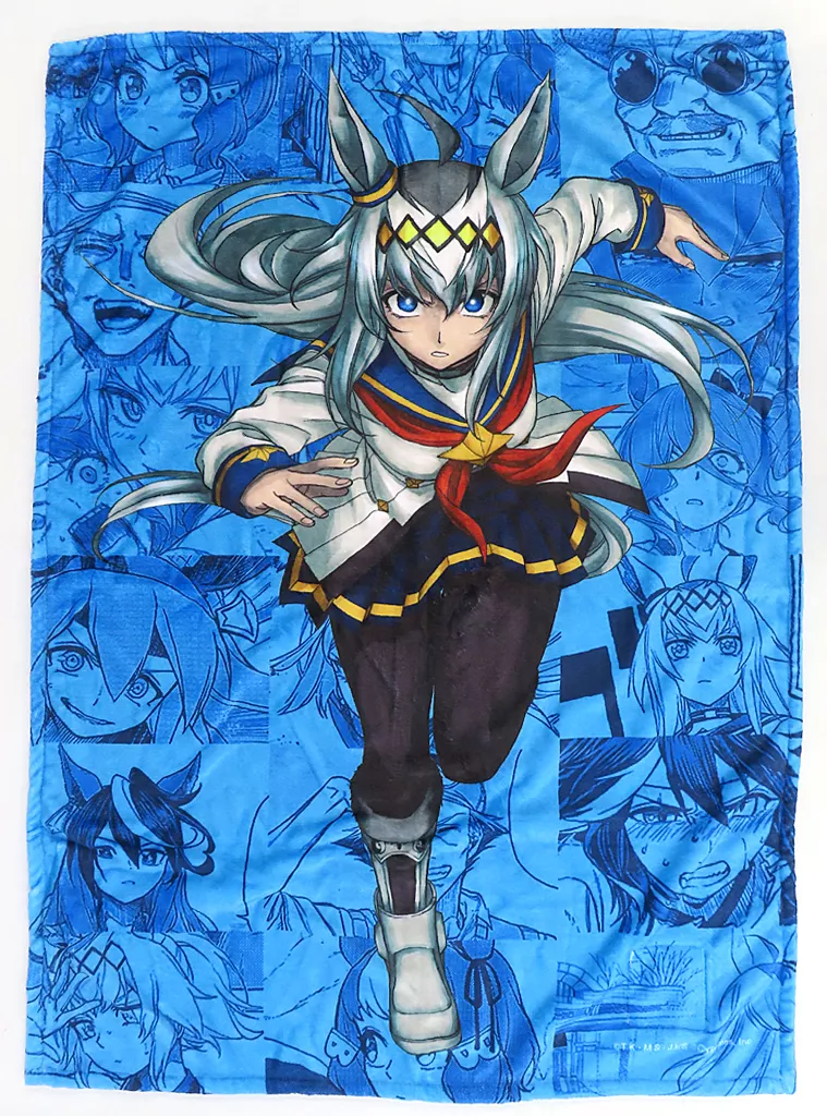 ウマ娘シンデレラグレイ 5巻記念オリジナルブランケット 駿河屋 -<中古>オグリキャップ ブランケット 「ウマ娘 シンデレラ