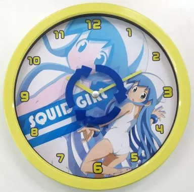 駿河屋 - 【買取】イカ娘(イエローver.) ウォールクロック 「侵略!イカ