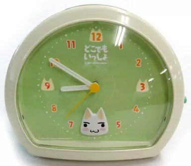 どこでもいっしょ めざましどけい 駿河屋 -<中古>トロ めざましどけい(電子音/アイボリー