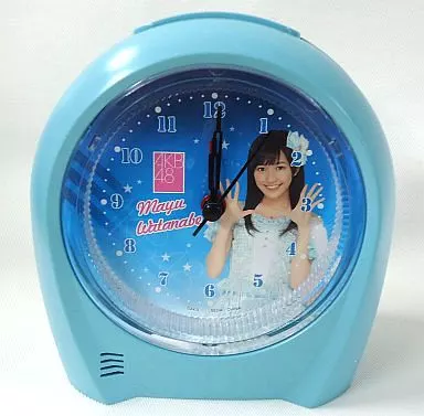 【未開封】AKB48 音声入り目覚まし時計 渡辺麻友 駿河屋 -<中古>渡辺麻友 AKB48 音声入り目覚まし時計 Vol.4（置き時計
