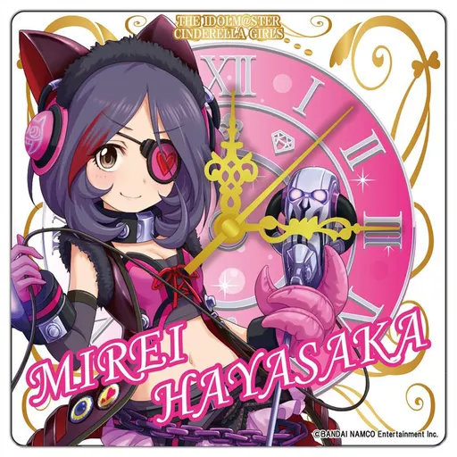 早坂美玲 アクリル掛け時計 「アイドルマスター シンデレラガールズ」（本体不備（中））