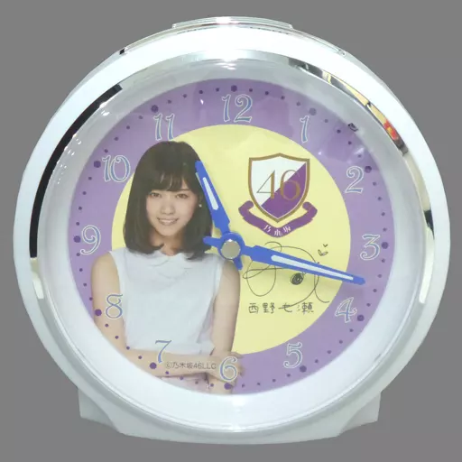 西野七瀬 乃木坂46メンバーがあなたの名前を呼んで起こしてくれるオーダーメイド目覚まし時計 セブンイレブン限定(箱・説明書欠け)