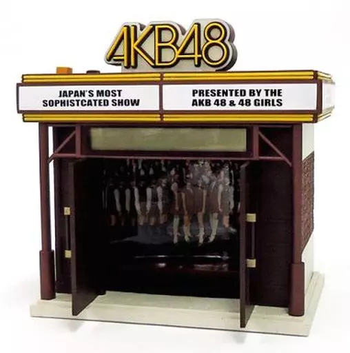 【希少】セブン-イレブンフェア AKB48 劇場型アラーム時計 駿河屋 -<中古>[破損品/当選通知書付] AKB48 劇場型アラーム時計