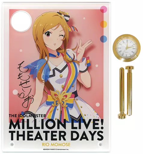 百瀬莉緒(サイン入りver.) 時計付アクリルアート ヌーベル・トリコロールver. 「THE IDOLM＠STER MILLION LIVE! THEATER DAYS 1st anniversary in AKIHABARA」