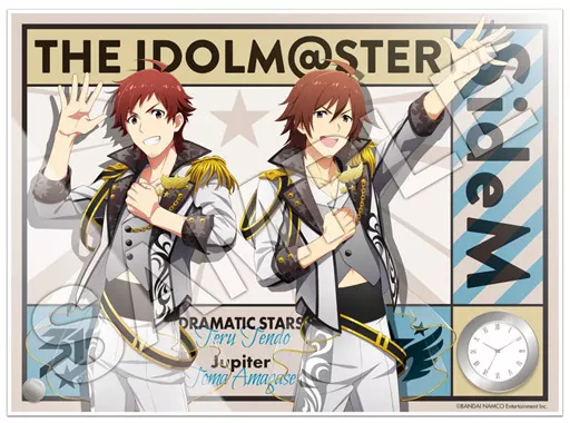 天道輝＆天ヶ瀬冬馬 時計付アクリルアート 「アイドルマスター SideM」