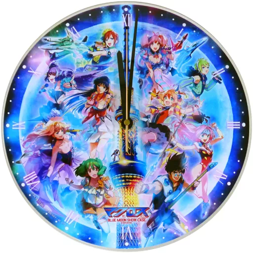 マクロス BLUE MOON SHOW 壁掛けアクリル時計 駿河屋 -<中古>キービジュアル 壁掛けアクリル時計 「マクロス BLUE