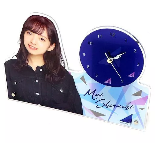 乃木坂46 新内眞衣 個別 ボイス 目覚まし時計 駿河屋 -<中古>[単品] 新内眞衣 個別ボイスアクリル目覚まし時計