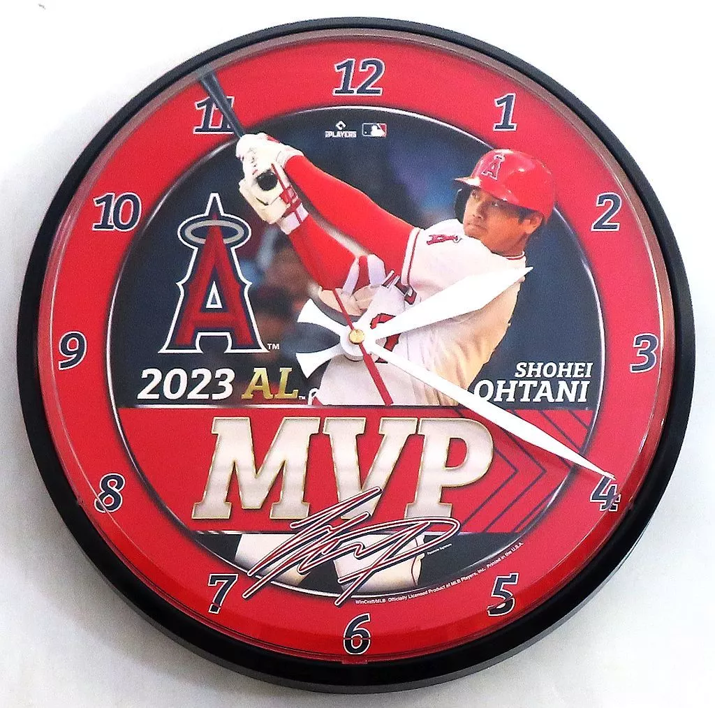大谷翔平#17(ロサンゼルス・エンゼルス) Wincraft 2023ア・リーグMVP記念 クロック_img