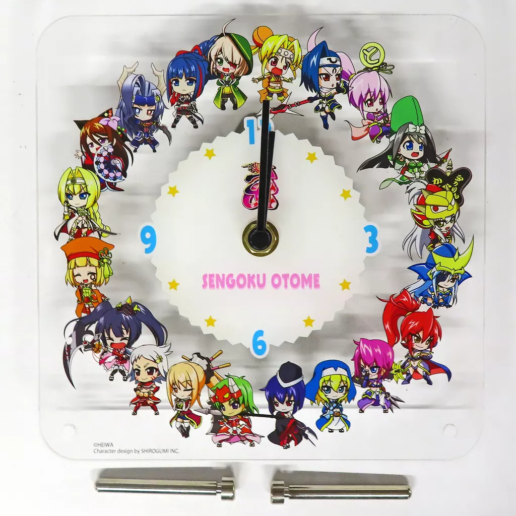 【限定品】戦国乙女　キュイン萌ーる東上野 アクリル壁掛け時計 キュイン萌ーる』公式 on X: 