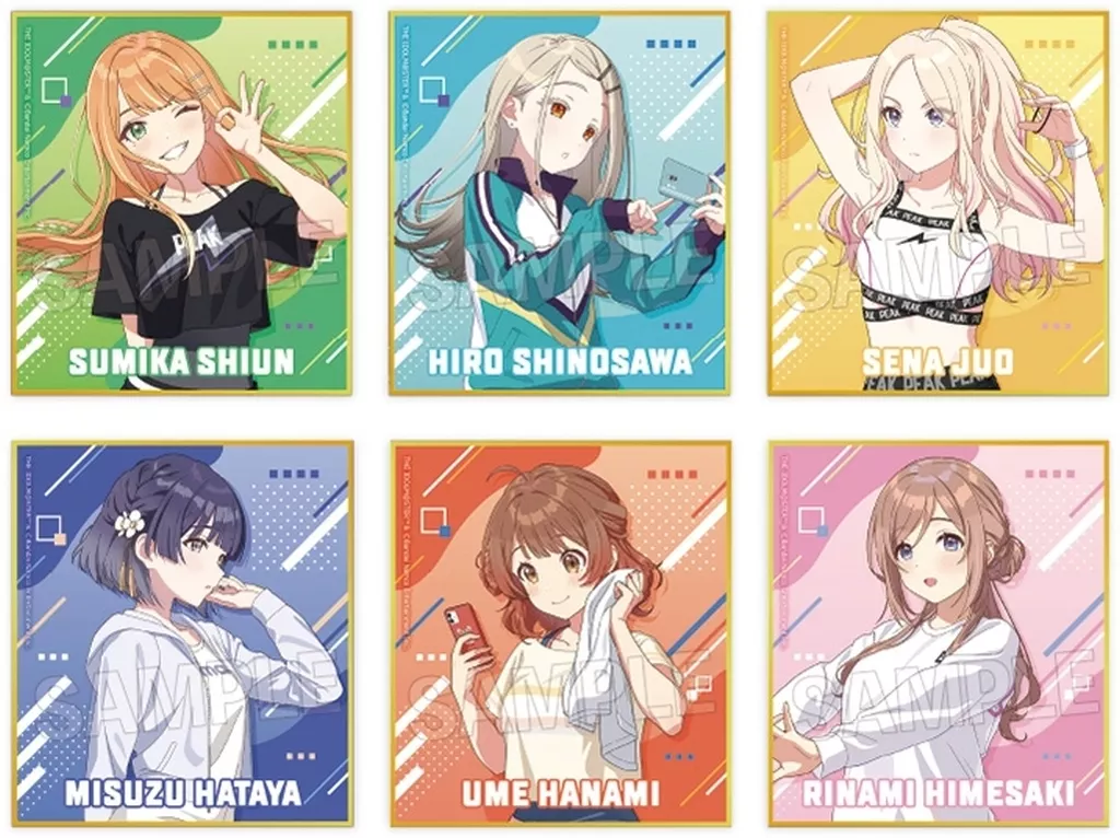 【BOX】学園アイドルマスター トレーディングミニ色紙Vol.2